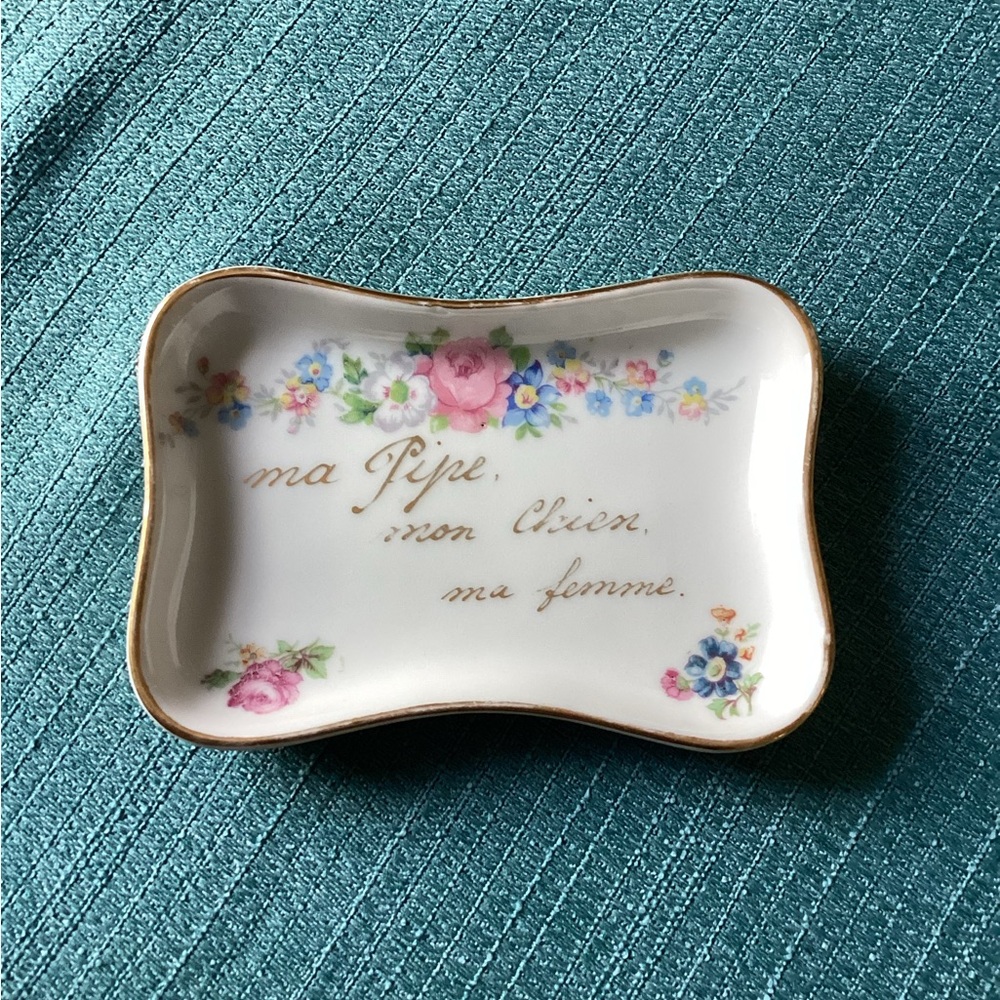 Vintage Limoges Decorative Trinket Dish